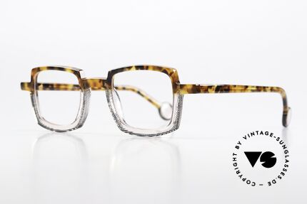 Theo Belgium Schaukel Square Acetate Frame Unisex, from the "SWINGS" series in size 42-26, 135mm, Made for Men and Women