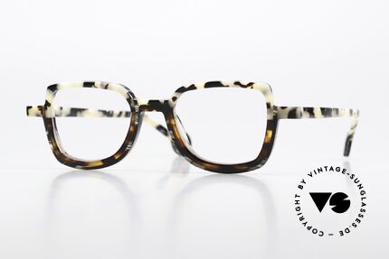 Theo Belgium Schommel Patterned Acetate Frame Details