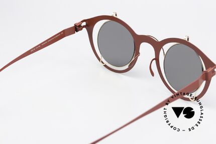 Mykita Bradfield Worn by Elton John, the mirrored sun lenses can be replaced if needed, Made for Women