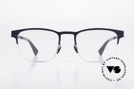 Mykita Lothar Square Frame Silver Navy, square eyeglass-frame; NO1 collection from 2014-15, Made for Men