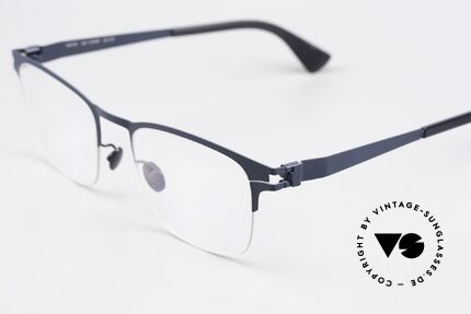 Mykita Lothar Square Frame Silver Navy, well-known top quality handmade in Germany, Berlin, Made for Men