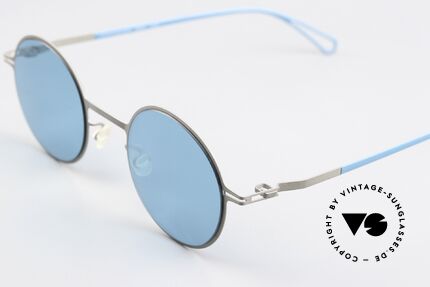 Mykita Brenda Design Bernhard Willhelm, unique color 813 = 'Grey / POW10 Turquoise Solid', Made for Men and Women