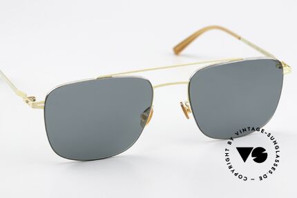 Mykita Yuuto Square Sunglasses Gold, unworn model comes with an original case by MYKITA, Made for Men