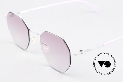 Mykita Walsh Design Bernhard Willhelm, color 874: Chrome / Barbie Lilac Jellypink Gradient, Made for Men and Women