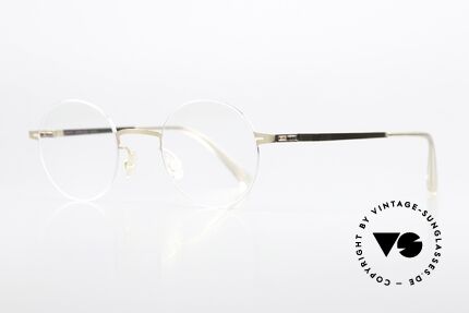 Mykita Sho Round Frame Ladies & Gents, color 303 'Silver / Champagne Gold' (unisex eyewear), Made for Men and Women