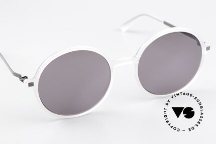 Mykita Anana Feminine Round Sunglasses, the sun lenses (100% UV) can be replaced with opticals, Made for Women