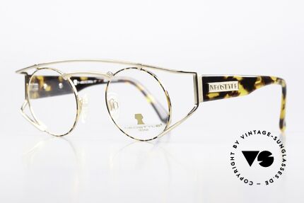 Neostyle Superstar 1 35 Years Old Vintage Specs, yellow-brownish coloring in a kind of camouflage, Made for Men and Women
