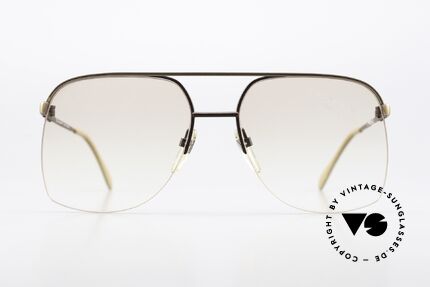 Neostyle Jet 8 Vintage 70's Nylor Frame, lenses are fixed with a nylor thread (half frame), Made for Men