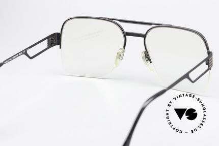Neostyle Nautic 5 Vintage Frame 1970's 80's, matte black frame can be glazed optionally (progressive), Made for Men