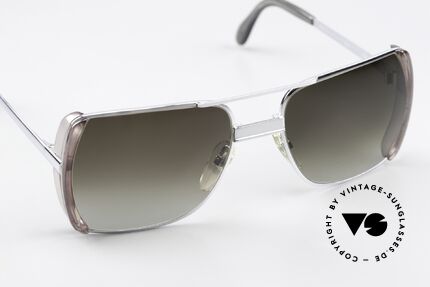 Neostyle Office 10 Square 1970's Sunglasses, brown/gray-gradient sun lenses (100% UV protection), Made for Men