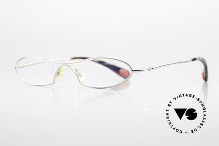 Bugatti 347 Odotype Flat Designer Glasses Men, ergonomic metal frame with spring hinges, Made for Men