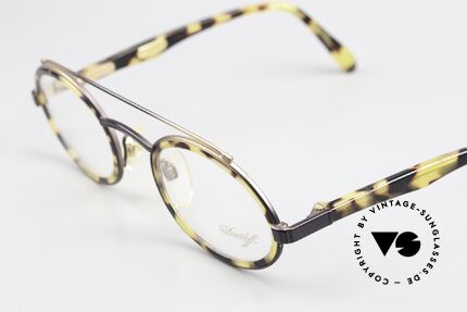 Davidoff 305 Oval Men's Frame 1990's, true gentleman eyeglasses: classy, elegant & very rare!, Made for Men