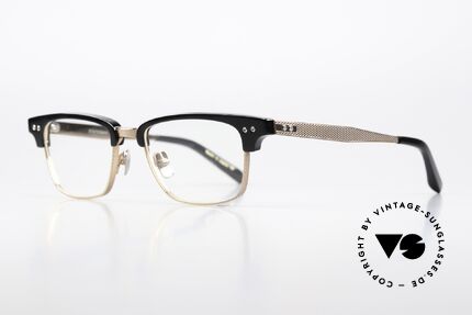 DITA Statesman Three Rose Gold Black 52mm, titan frame & acetate upper edge; made in Japan, Made for Men