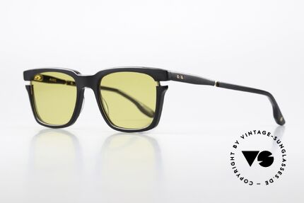 DITA Avec Black Gold Amber Shades, elegant striking frame design in size 52/20, 148mm, Made for Men