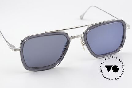 DITA Flight 006 Tom Holland Spiderman Glasses, palladium-plated and BLUE-MIRRORED sun lenses, Made for Men