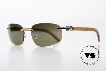Cartier Spano Luxury Wood Sunglasses, a great combination of quality, luxury and individuality, Made for Men