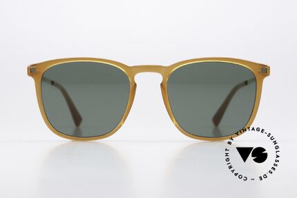 Mykita Atka Classic Sunglasses Unisex, col. 954: Dark Amber / Glossy Gold / Darkgreen Solid, Made for Men and Women