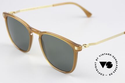 Mykita Atka Classic Sunglasses Unisex, acetate frame front with characteristic Mykita temples, Made for Men and Women