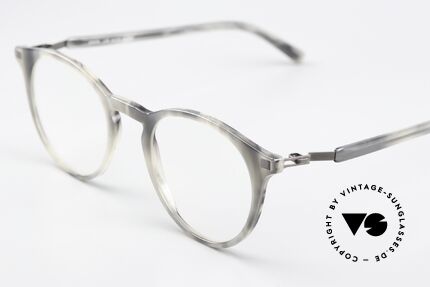 Mykita Alfur Grey Havana / Shiny Graphite, acetate frame front with characteristic Mykita temples, Made for Men and Women