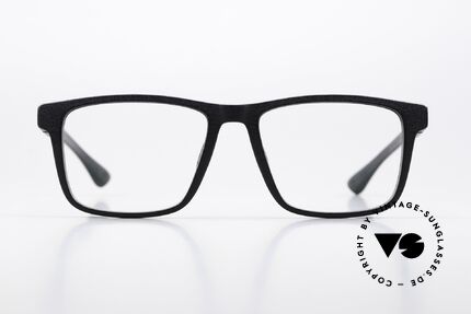 Mykita Mylon Mars Men's Glasses Square Black, square eyewear design, size 53-17, color 301, Made for Men