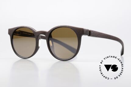Mykita Mylon Omega Anti-Reflective Zeiss Lenses, col. code 322: Ebony Brown Siennabrown Flash, Made for Men and Women