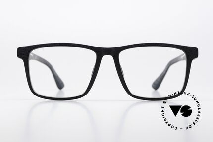 Mykita Mylon Lemare Square Men's Glasses Black, square eyewear design, size 56-16, color 301, Made for Men