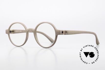 Mykita Mylon Voo Round Designer Eyeglasses, brownish in photos (looks darker in real life), Made for Men and Women