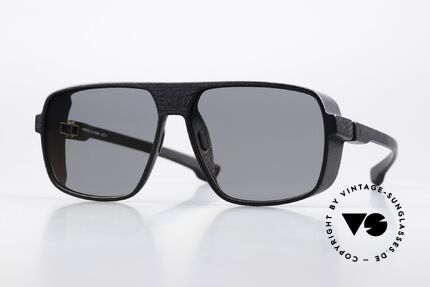 Mykita Mylon Daggoo Pitch Black Gunmetal Flash Details