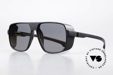 Mykita Mylon Daggoo Pitch Black Gunmetal Flash, col. code 301 = Pitch Black / Gunmetal Flash, Made for Men