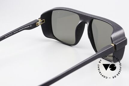 Mykita Mylon Daggoo Pitch Black Lightgold Flash, frame can of course be fitted with any lenses, Made for Men