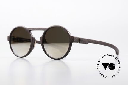 Mykita Mylon Thunder Gunmetal Mirrored Lenses, 322: Ebony Brown Gunmetal Flash (mirrored), Made for Men and Women