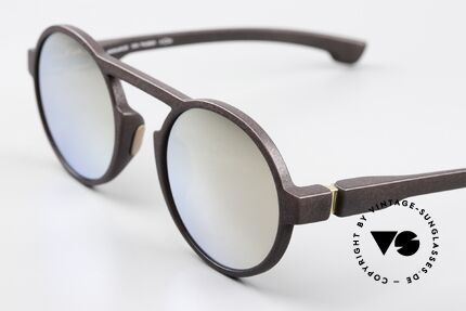 Mykita Mylon Thunder Gunmetal Mirrored Lenses, crafted from 2018 to 2020 in Berlin, handmade, Made for Men and Women