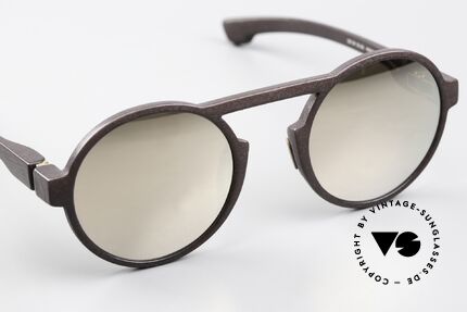 Mykita Mylon Thunder Gunmetal Mirrored Lenses, unworn with Mykita case; 100% UV protection, Made for Men and Women