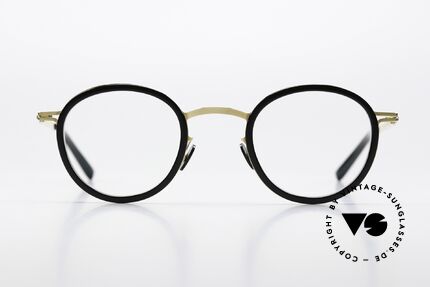 Mykita Arto Unisex Panto Eyeglasses, LITE collection with additional acetate rings / inlays, Made for Men and Women