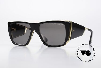 DITA Souliner One Striking Luxury Sunglasses, DITA Souliner-One shades, DTS127-56-01, BLK-GLD, Made for Men