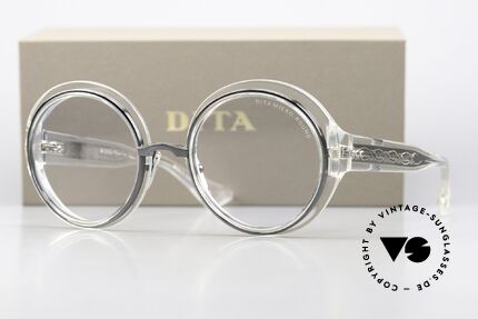 DITA Micro-Round Lenses Darken in the Sun, from light grey (without sun) to dark grey (in sun), Made for Women