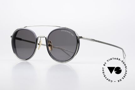DITA System Two Connoisseurs Luxury Shades, frame in Palladium and Midnight Black, size 51-22, Made for Men