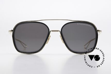 DITA System One Luxury Frame Night Black, color code 'MID' = Midnight Black / Midnight Blue, Made for Men