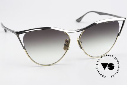 DITA Revoir Magical Cat-Eye Shades, color BLK = black (but looks more grey / anthracite), Made for Women