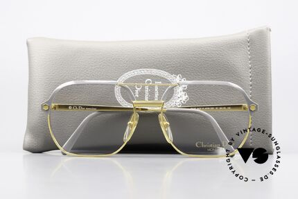 Christian Dior 2381 80's Men's Glasses Large, unworn (like all our rare vintage Dior), size 58/18, Made for Men