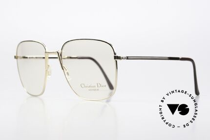 Christian Dior 2287 Monsieur Folding Specs 80s, unicum from the 'Monsieur Series' LARGE size 58°20, Made for Men