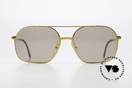 Christian Dior 2364 80's Men's Glasses Titanium, gold-plated titanium frame (matte yellow-gold), Made for Men