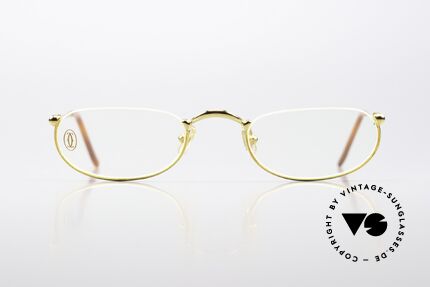 Cartier Demi Lune 2000 - M Unisex Reading Eyewear, unisex model of the 'THIN RIM' Collection by Cartier, Made for Men and Women