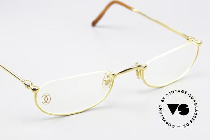 Cartier Demi Lune 2000 - M Unisex Reading Eyewear, NO retro eyeglasses; an old original from app. 2000!, Made for Men and Women