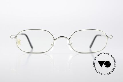 Cartier Orfy - M 90's Frame Platinum Plated, ORFY = a model of the Cartier 'Thin Rim' Collection, Made for Men and Women