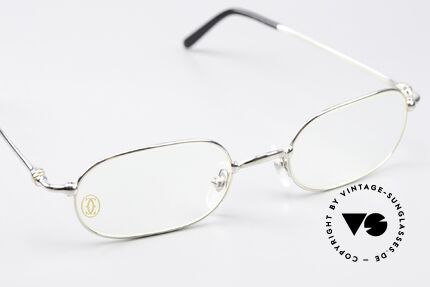 Cartier Orfy - M 90's Frame Platinum Plated, 2nd hand model, mint condition with orig. Cartier box, Made for Men and Women