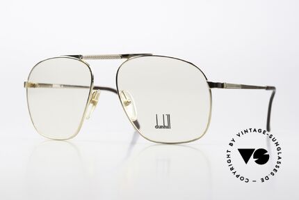 Dunhill 6046 Gold-Plated Eyewear 1987 Details