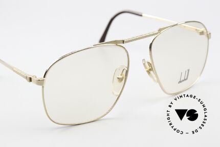 Dunhill 6046 Gold-Plated Eyewear 1987, new old stock (like all our vintage luxury eyeglases), Made for Men