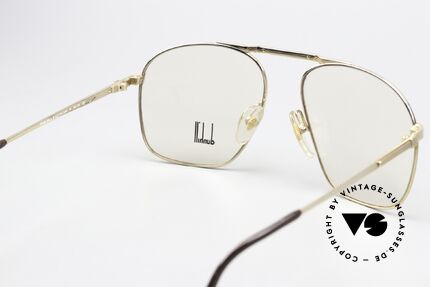 Dunhill 6046 Gold-Plated Eyewear 1987, NO RETRO pilots SPECS, but authentic 1980's rarity, Made for Men