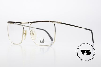 Dunhill 6056 80's Genuine Horn Trims, timeless, stylish design (real gentleman specs), Made for Men